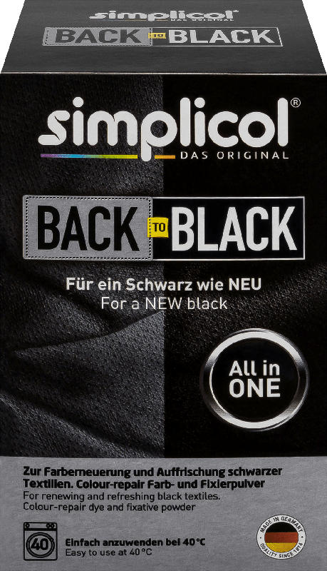 Simplicol Textil-Echtfarbe Back to Black