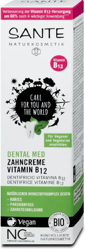 SANTE NATURKOSMETIK Dental Med Zahncreme Vitamin B12