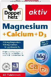 Doppelherz aktiv Magnesium + Calcium + D3 Tabletten