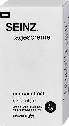 SEINZ. Tagescreme energy effect LSF 15