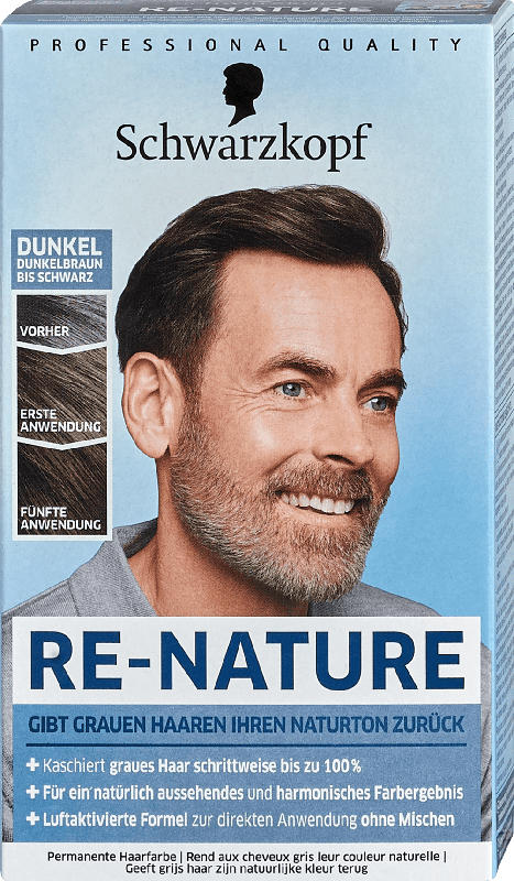 Schwarzkopf Re-Nature Re-Nature Re-Pigmentierung der Haare - Dunkel Herren