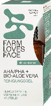 dm-drogerie markt Farm Loves Face Reinigungsgel AHA/PHA + Bio-Aloe Vera - bis 30.04.2024
