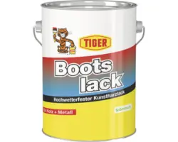 Tiger Bootslack seidenmatt RAL 9016 verkehrsweiß 2,5 l