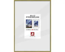 Bilderrahmen Aluminium gold matt 42x59,4 cm