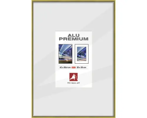 Bilderrahmen Aluminium gold matt 42x59,4 cm