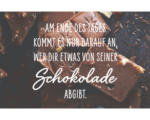Hornbach Dekomagnet Am Ende des Tages…Sschokolade 8,5x5,5 cm