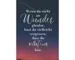 Hornbach Postkarte Wenn du nicht an Wunder glaubst… 10,5x14,8 cm