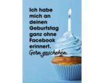 Hornbach Grußkarte ich habe mich an deinen Geburtstag… ohne Facebook 11,5x16 cm