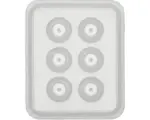 Hornbach Silikon-Form Kugel 16mm 6-teilig 7x8 cm