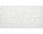 Hornbach Silikon-Form Buchstaben & Zahlen 36x19 cm 36tlg