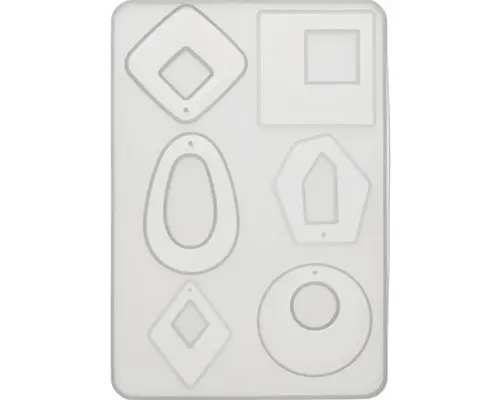 Silikon-Form Ornamente 6 tlg. 14,5x10 cm