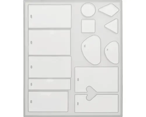 Silikon-Form Anhänger 13 tlg. 14,5x12 cm