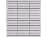 Hornbach Keramikmosaik Bamboo CG BBM 91 28,2x28,2 cm weiß matt