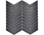 Hornbach Keramikmosaik Chevron CHEV 29 28,85x28,85 cm schwarz matt