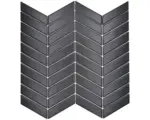 Hornbach Keramikmosaik Chevron CHEV 29 28,85x28,85 cm schwarz matt