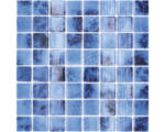 Hornbach Glasmosaik Nature VP56385PUR 31,6x31,6 cm blau glänzend