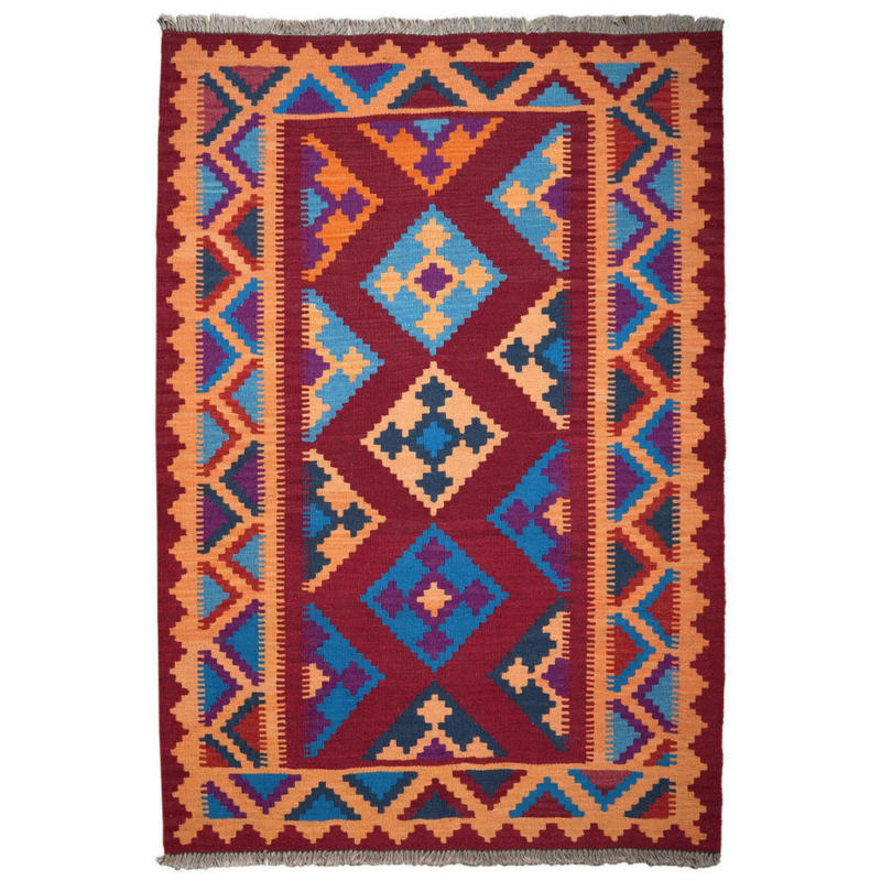 PersaTepp Teppich Kelim Gashgai multicolor B/L: ca. 126x182 cm