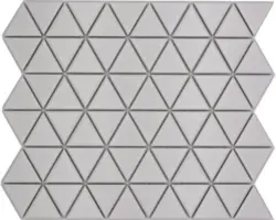 Keramikmosaik Handmade CG TR 41 25,2x25,2 cm weiß matt