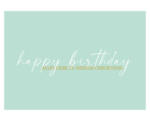 Hornbach Postkarte Happy Birthday. Alles Liebe zu deinem Geburtstag 14,8x10,5 cm