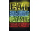 Hornbach Maxiposter Gaming Eat Sleep 61x91,5 cm