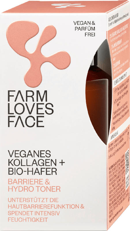 Farm Loves Face Toner Barriere & Hydro Veganes Kollagen + Bio-Hafer