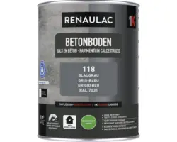 RENAULAC Betonbodenfarbe seidenmatt blaugrau 1 l