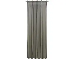 Vorhang mit Universalband Bayonne schwarz/gold 135x280 cm