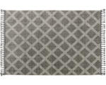 Hornbach Teppich Ravenna Gitter grau weiß 200x290 cm