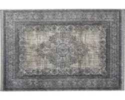 Teppich Sarezzo Bordüre blau 133x190 cm