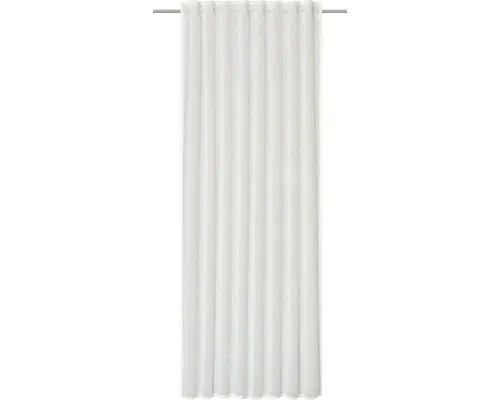 Vorhang mit Universalband Limoges weiß 140x255 cm