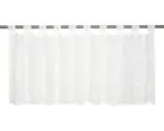 Hornbach Scheibengardine mit Schlaufen June weiß 140x48 cm