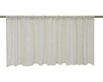 Hornbach Scheibengardine mit Stangendurchzug Liem beige 140x48 cm