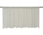 Hornbach Scheibengardine mit Stangendurchzug Liem beige 140x48 cm