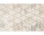 Hornbach Outdoorteppich Solero Rauten creme/grau 80x150 cm