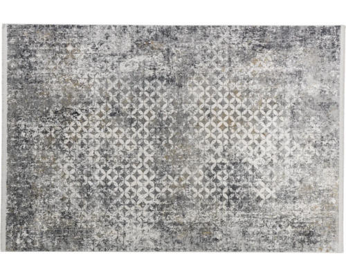 Teppich Positano Deko grau/gold 160x230 cm