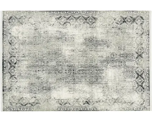 Teppich Positano grau Bordüre 80x150 cm