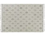 Hornbach Teppich Trevi Rauten hellgrau 160x230 cm