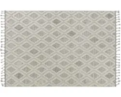 Teppich Trevi Rauten hellgrau 160x230 cm