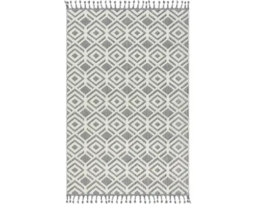 Outdoorteppich Trevi Rauten creme 133x190 cm