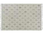 Hornbach Teppich Trevi Rauten hellgrau 133x190 cm