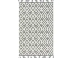 Outdoorteppich Trevi Rauten creme 200x290 cm