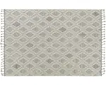 Hornbach Teppich Trevi Rauten hellgrau 200x290 cm
