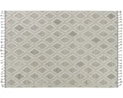 Teppich Trevi Rauten hellgrau 200x290 cm