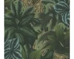 Hornbach Vliestapete Metropolitan Stories 3 Blätter Dschungel grün blau