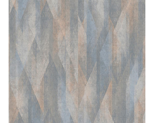 Vliestapete Metropolitan Stories 3 geometrisch blau beige