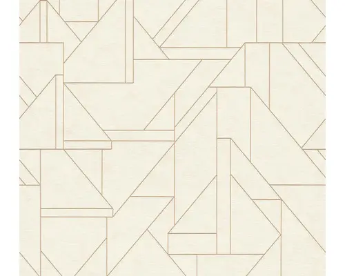 Vliestapete Metropolitan Stories 3 geometrisch creme natur