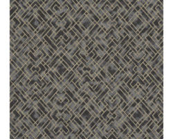 Vliestapete Metropolitan Stories 3 geometrisch schwarz gold