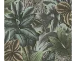 Hornbach Vliestapete Metropolitan Stories 3 Blätter Dschungel hellgrün türkis