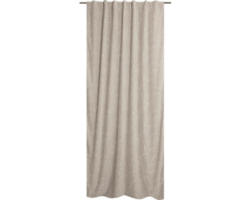 Vorhang mit Universalband Bogen beige 140x245 cm