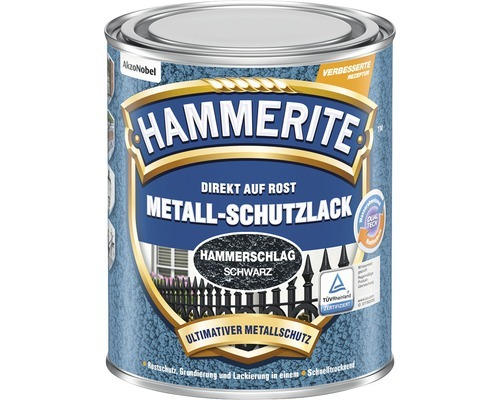 HAMMERITE Metall-Schutzlack Hammerschlag schwarz 2,5 l